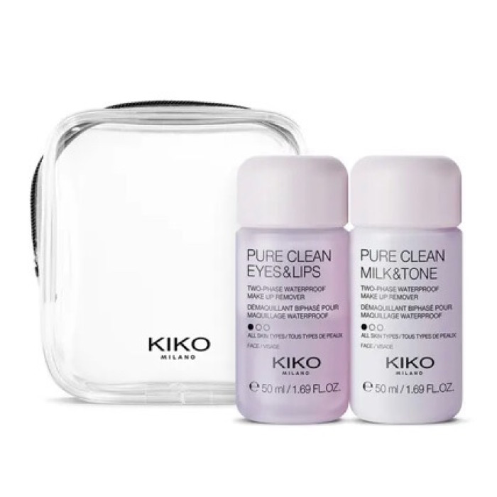Дорожній набір KIKO MILANO On The Go Pure Clean Kit