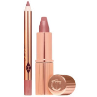 Набор для губ Charlotte Tilbury Mini Pillow Talk Lipstick & Liner Set - nude pink