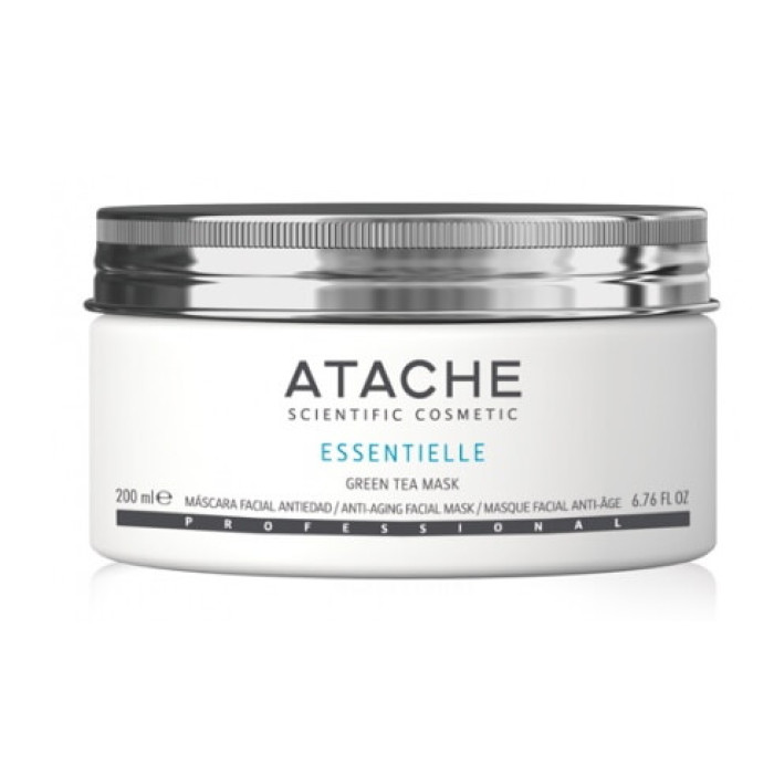Восстанавливающая успокаивающая маска Atache Essentielle Reaffirming Mask Green Tea 200 ml Восстанавливающая успокаивающая маска Atache Essentielle Reaffirming Mask Green Tea 200 ml