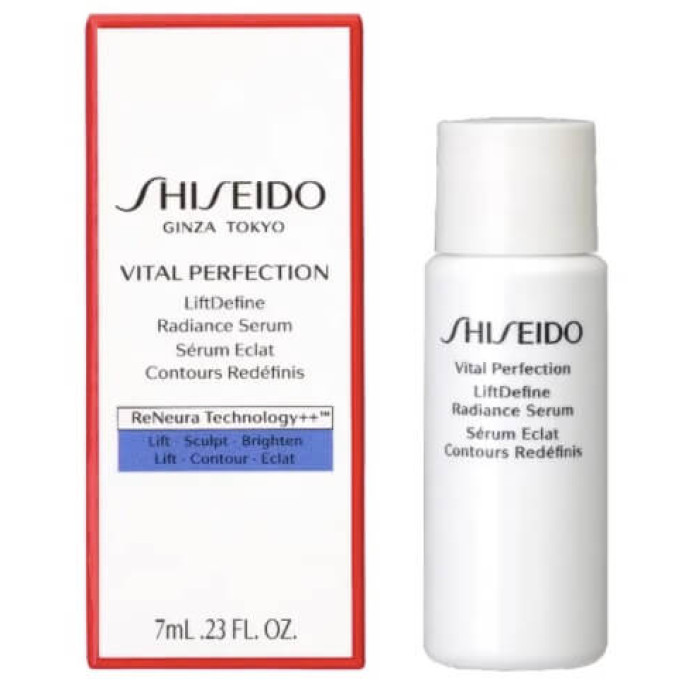 Моделююча сироватка для обличчя і шиї Shiseido Vital Perfection LiftDefine Radiance Serum 7 ml