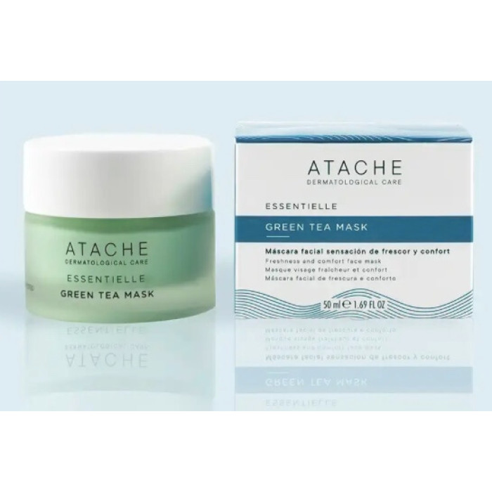 Поновлююча заспокійлива маска Atache Essentielle Reaffirming Mask Green Tea 50 ml