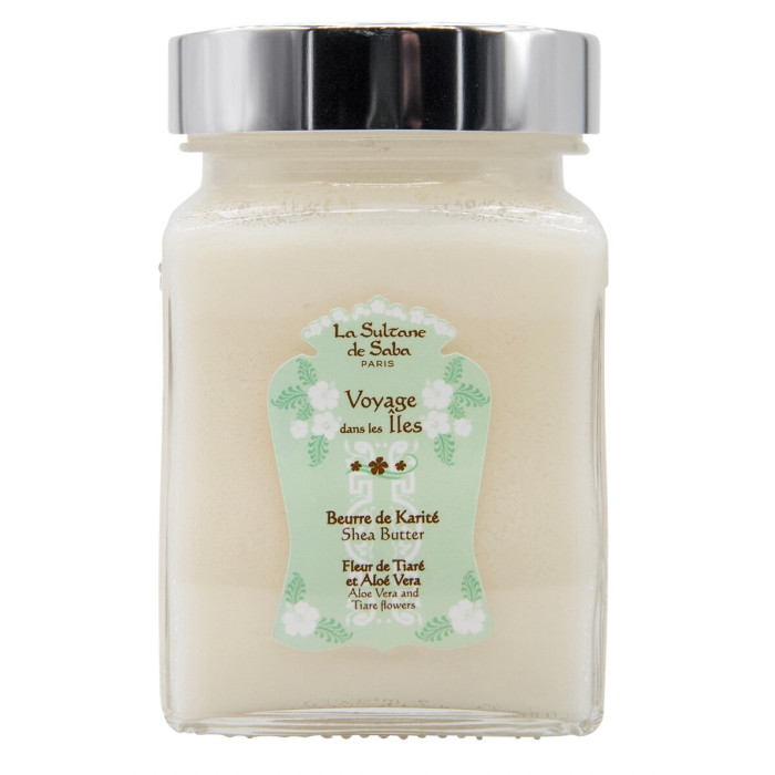 Олія каріте для тіла та волосся La Sultane De Saba Shea Butter Aloe Vera and Tiare Flower Fragrance 300 g