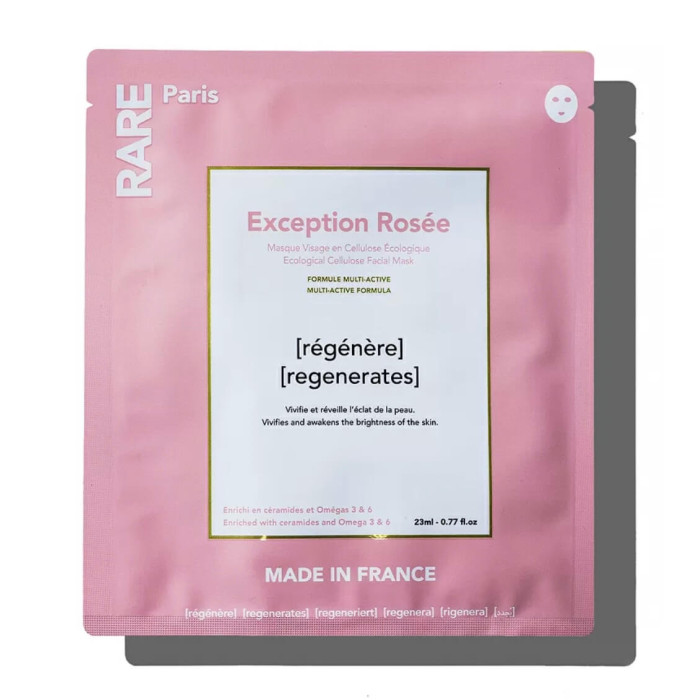 Відновлювальна маска для обличчя з церамідами, Омега 3 та 6 Rare Paris Exception Rosée Regenerating Face Mask
