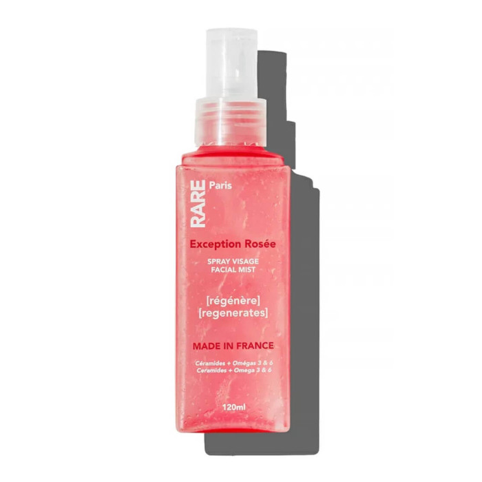 Восстанавливающий мист для лица с церамидами, Омега 3 и 6 Rare Paris Exception Rosée Regenerating Facial Mist 120 ml