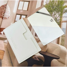 Гаманець для картки з дзеркальцем Tom Ford White Leather Card Holder Wallet With Mirror