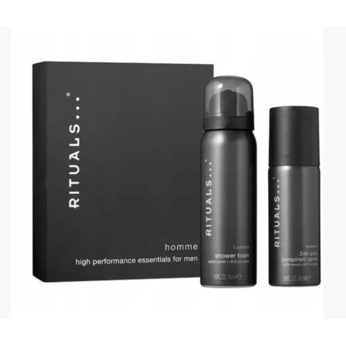 Подарунковий набір чоловічий Rituals Homme High Performance Essentials For Men 2x50 ml Подарунковий набір чоловічий Rituals Homme High Performance Essentials For Men 2x50 ml