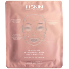 Освітлююча маска для обличчя з рожевим золотом 111Skin Rose Gold Brightening Facial Treatment Mask 30 ml