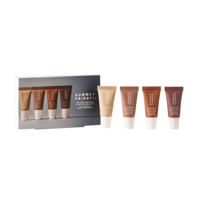 Набір бальзамів для губ Summer Fridays The Mini Neutrals Lip Butter Balm Set 4 x 5g