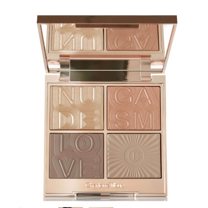 Лимитированная палетка для лица Charlotte Tilbury Glowgazm Face Palette - Nudegasm