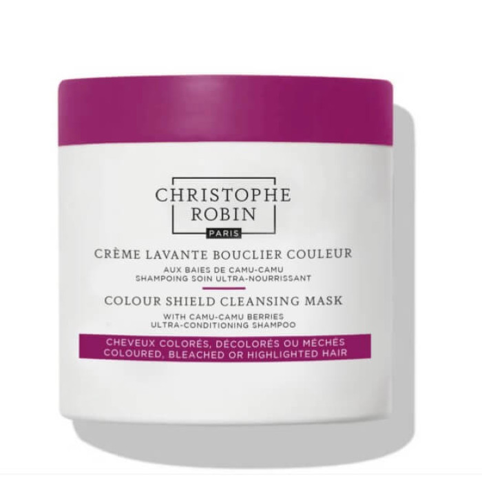 Маска-шампунь для захисту кольору фарбованого волосся Christophe Robin Colour Shield Cleansing Mask 40 ml