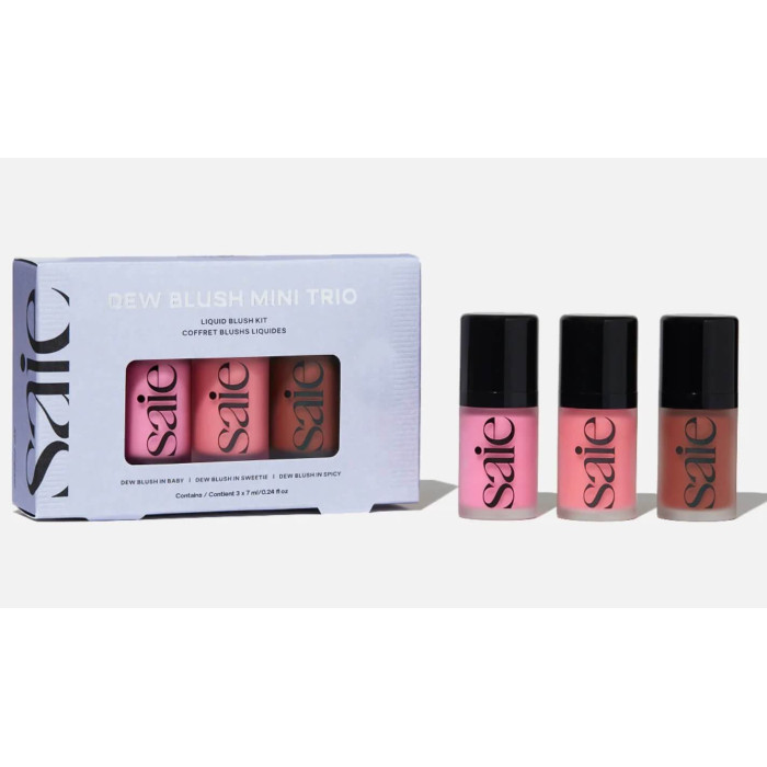 Міні-набір кремових румʼян SAIE Mini Dew Blush Trio (3×7 мл)