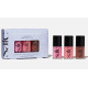 Міні-набір кремових румʼян SAIE Mini Dew Blush Trio (3×7 мл)