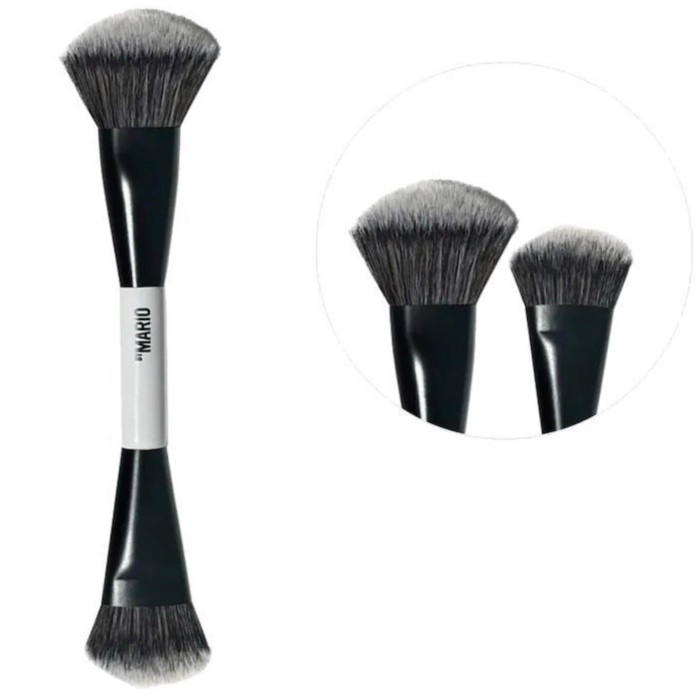 Універсальний двосторонній пензель MAKEUP BY MARIO F4 Dual-Ended Foundation and Face Brush