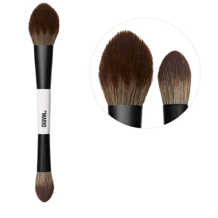 Кисть для максимально точного нанесения пудры MAKEUP BY MARIO F3 Dual-Ended Precision Powder Brush