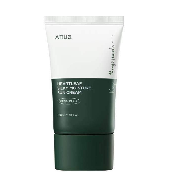 Сонцезахисний крем для обличчя ANUA SPF 50 Silky Moisture Sun Cream