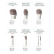 Набір пензлів для макіяжу Morphe Along For The Glide 6-Piece Travel Brush Set
