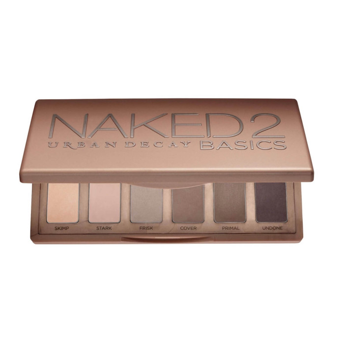 Компактна нюдова палетка матових тіней для повік Urban Decay Naked Basics 2 Palette