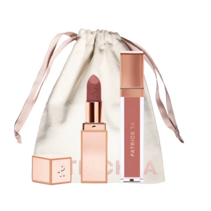 Лимитированный набор для губ Patrick Ta Matte Lipstick And Silky Lip Creme Duo